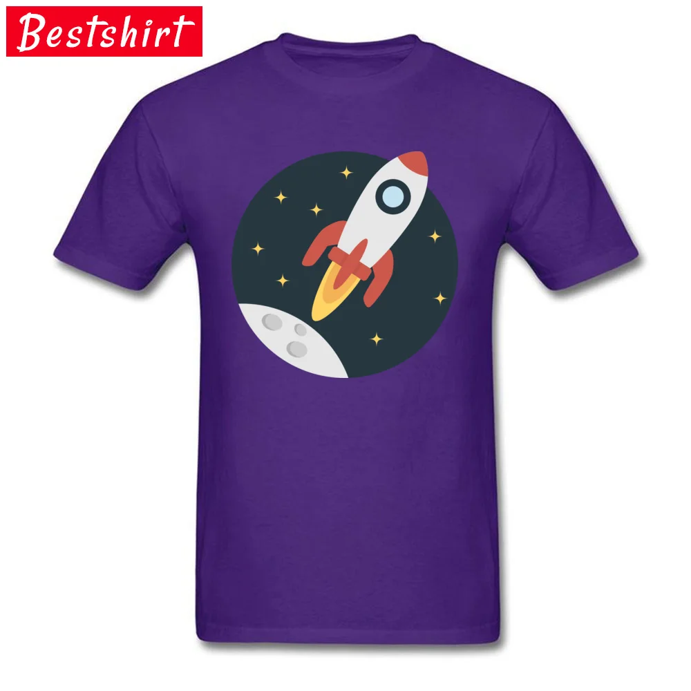 Latest Men T-shirts Creative Icon Logo Normal Tops Shirts 100% Cotton Short Sleeve Family T Shirt Round Neck Drop Shipping Creative Icon Logo purple