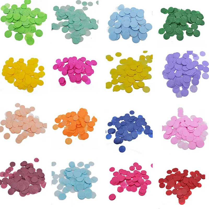 

4000pcs 1CM Round Multicolor Confetti Paper Birthday Decor Baby Shower Cake TopperTable Decoration Christmas Party Supplies 75Z