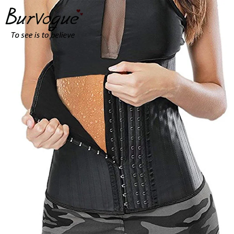 Smooth Latex Vest Corset Thin Shoulder Strap 9 Spiral Steel Boned Busiter Underbust Waist Trainer Solid