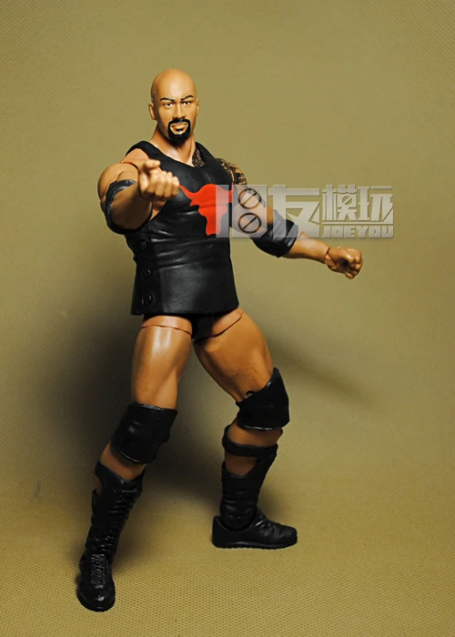 the rock wrestling doll