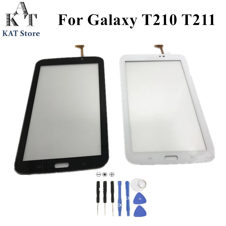 Сенсорный экран для Samsung Galaxy Tab 3 7 0 SM T210 T211 Переднее стекло дигитайзер панель