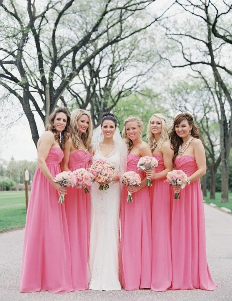 Attractive Silver And Pink Bridesmaid Dresses Ideas Wedding Plan Luxury Bubblegum Pink Bridesmaid Dresses Gallery Wedding Dress