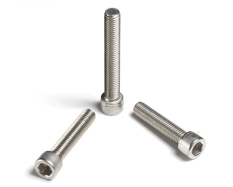 304 M10 Hexagon socket cap screws рифленой внутренний шестигранный болт из нержавеющей стали DIN912 GB70.1