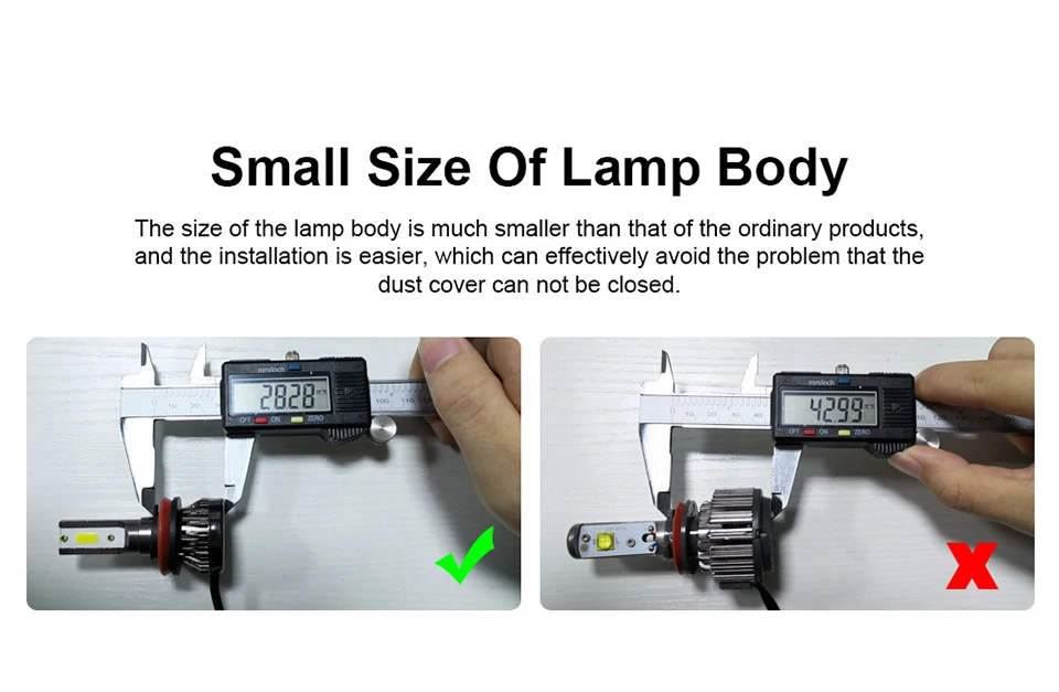 Car H7 LED H8 H11 Led 9005 HB3 9006 HB4 LED H4 hilo Fog Lamp Bulb Daytime Running Light 12V Auto Fog Light 3000K 4300K 8000K  (9)