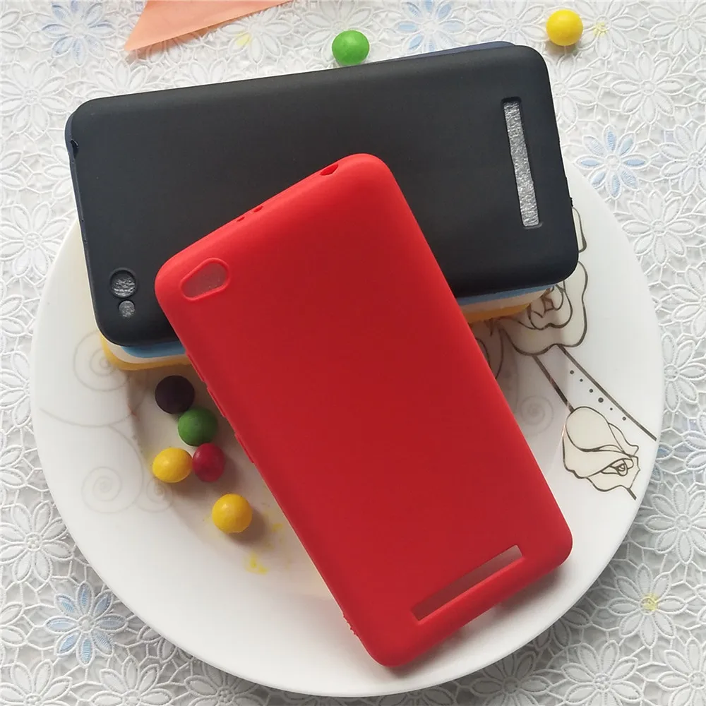 Macarons цветной ТПУ силиконовый матовый чехол для Xiaomi Redmi 4A 5A 6A 4X высокое качество
