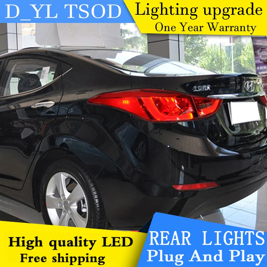 D_YL Car Styling for Hyundai Elantra Taillights 2011 2014 Elantra MD