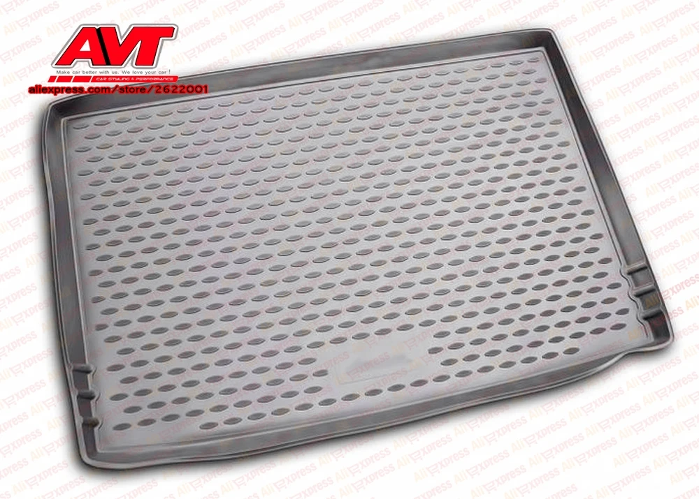 Trunk mats for Skoda Yeti 2009 1 pcs rubber rugs non slip rubber