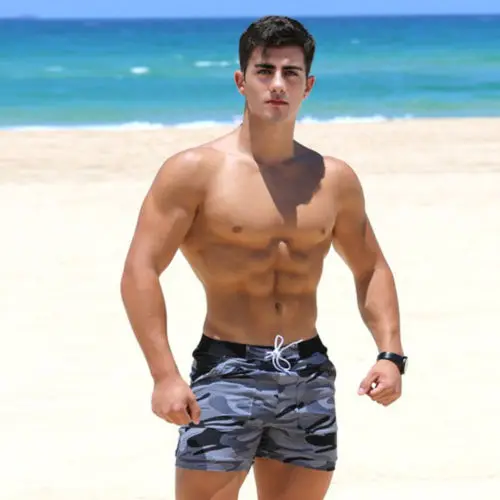 fitted swim trunks