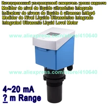 Various Range Available Integrated Ultrasonic Water Level Gauge Ultrasonic Level Meter Liquid Level Sensor 4 to 20 mA In Default Various Range Available Integrated Ultrasonic Water Level Gauge Ultrasonic Level Meter Liquid Level Sensor 4 to 20 mA In Default