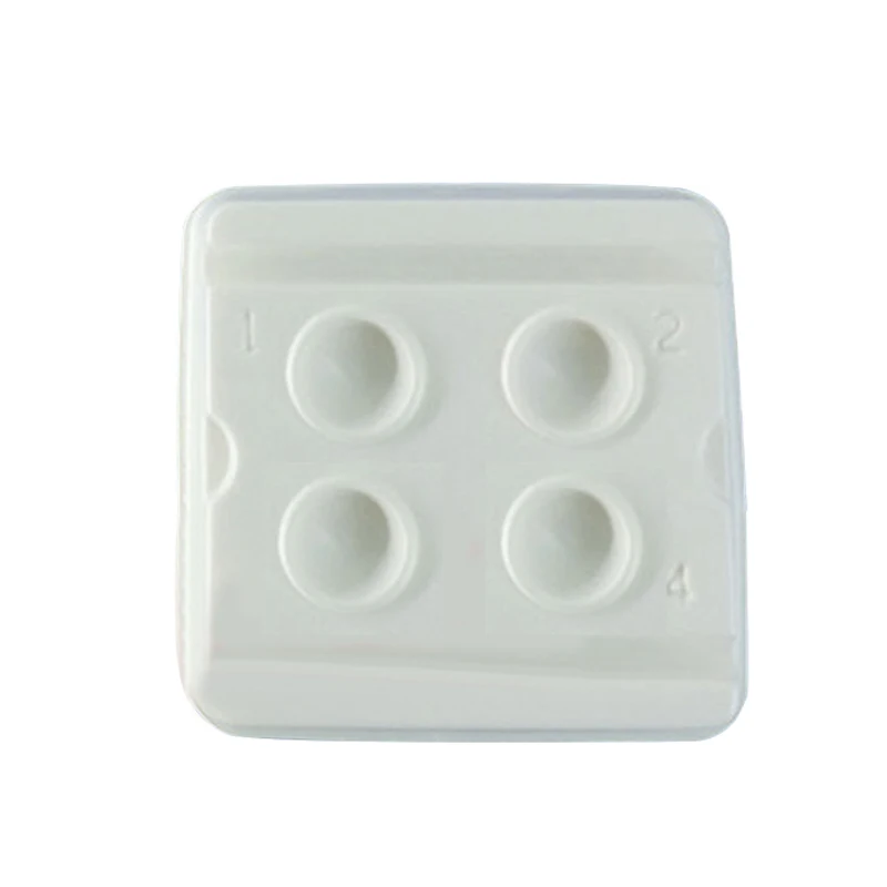 Dental Trays 50PCS Bonding Composite Adhesive Mixing Wells Trays 4 Holes Model 380312 on