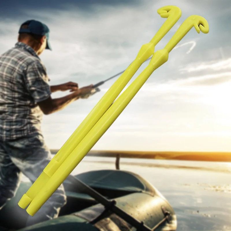 

2 pcs Easy Hook Loop Tool Fast Nail Knot Tying Tool Fishing Tackle Boxes Fly Fishing Hook Line Tier Kit