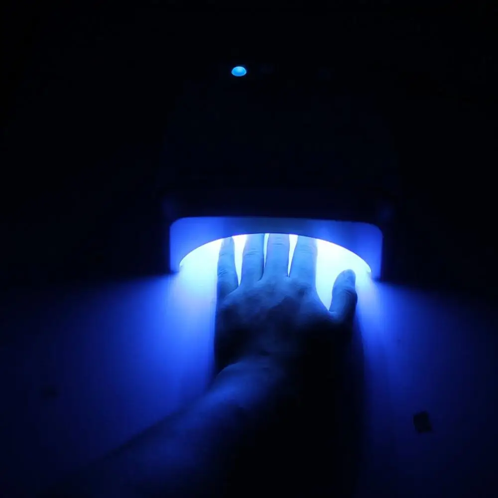 

60W LED Nail Dryer White Light UV Lamp Nail Manicure Machine Fast Drying Fingernail&Toenail Gel Polish Curing Nail Art Tools