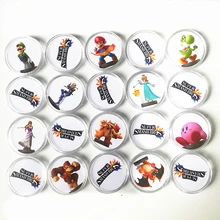 20 шт./компл. NFC игры карты Amiibo для Super Smash Bros переключатель NS NFC тег коллекция монет печатные наклейки Ntag215 Быстрая