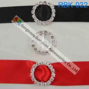 

100PCS/lot PROMOTION Round Crystal Rhinestone Invitation Buckle Diamant slide ribbon buckle For DIY Wedding Accessories