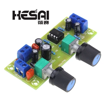 

Smart Electronics DC 10-24V 22Hz-300Hz Filter Plate Subwoofer Amplifier Preamp Board 2.1 3-Channel