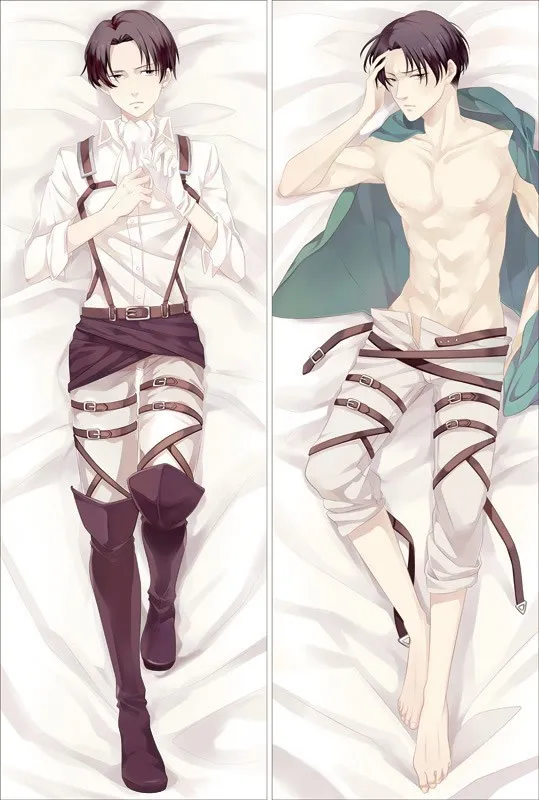 Japan Anime Attack on Titan anime Hugging Body Pillow Case Cover Levi Rivaille SM
