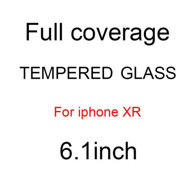 10 шт. Egeedigi 10D полное Защитное стекло для iphone 7 8 6 6s PLus закаленное стекло экрана для iphone X XR XS Max защитная пленка - Цвет: For iPhone XR