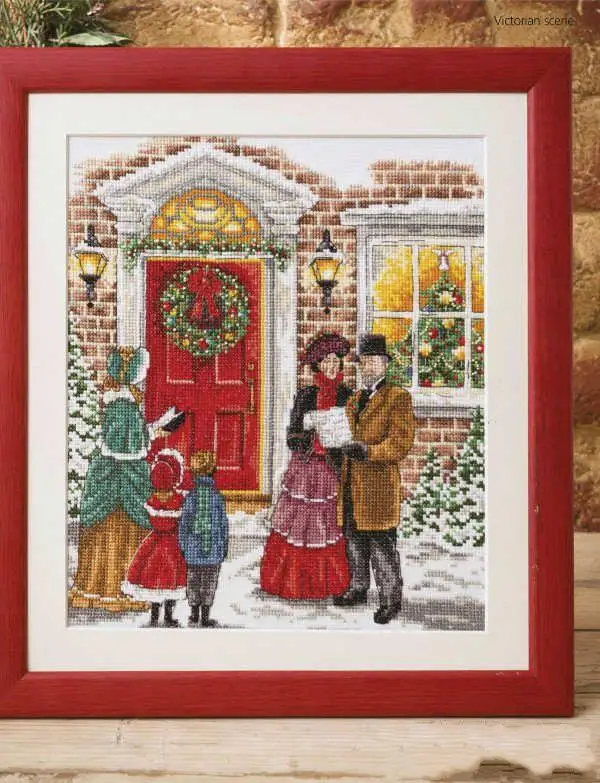 Золотая коллекция шикарный Счетный Набор для вышивания крестиком Carols At Christmas Carol Song праздничный дух