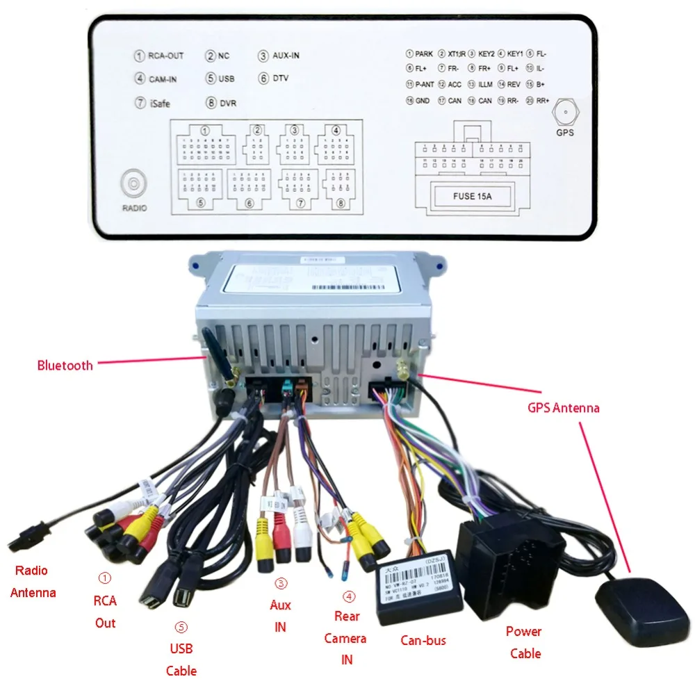 Perfect Car Multimedia player 1 Din Android 7.1 Car DVD For SUZUKI Baleno 2017-2018 8" 2G/16G touch screen Car Radio GPS 10