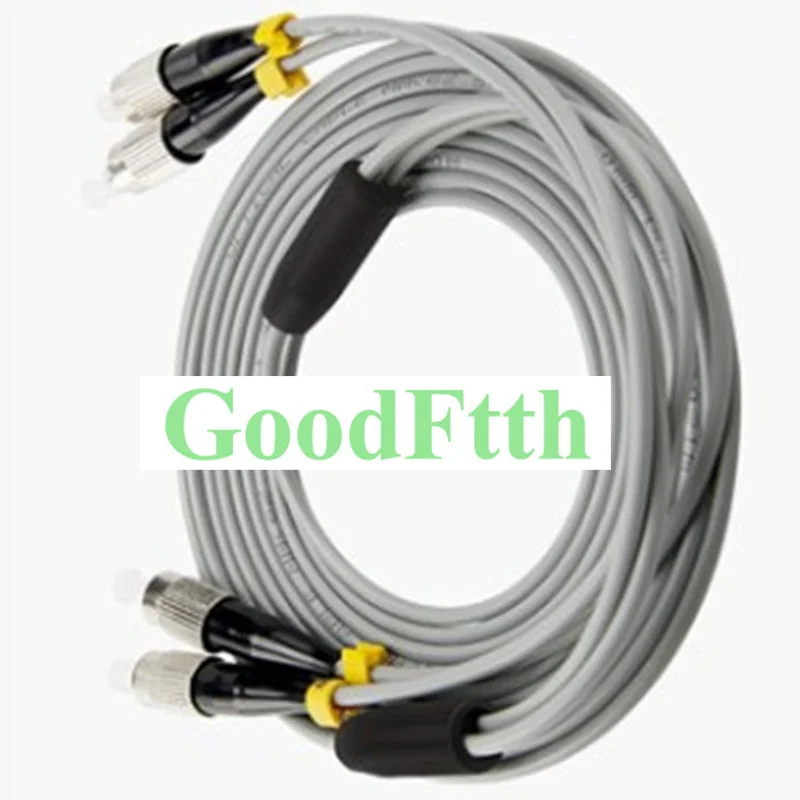 

Armored Armoured Patch Cord FC-FC Multimode 62.5/125 OM1 Round Duplex Cable GoodFtth 1-15m