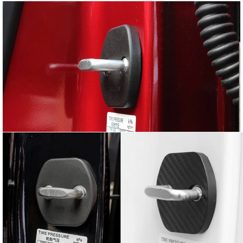 

4Pcs/Lot Door Lock Protector Car Stickers Suitable for Nissan X Trail X-Trail Rogue T32 2014 2015 2016 Car Accessories