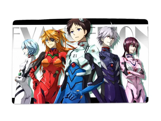 Neon Genesis Evangelion Eva Characters Desk Mouse Pad Table Play