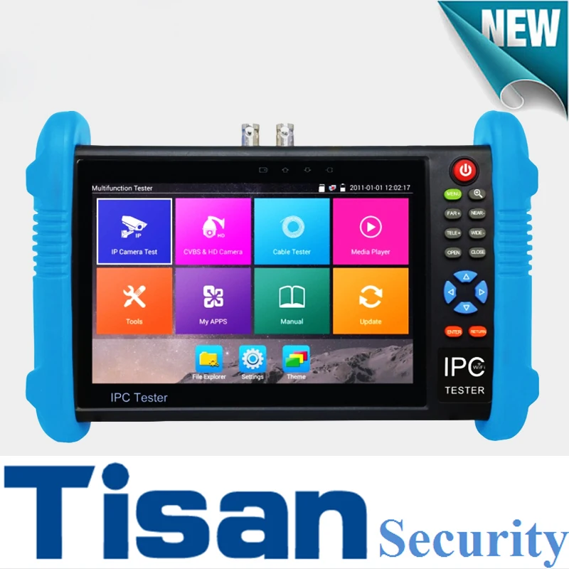 

New IP tester H.265 4K IP Camera CCTV Tester monitor Analog camera tester support wifi RJ45 cableSecurity camera