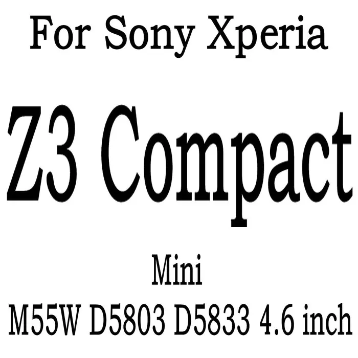 9H защита экрана из закаленного стекла для sony Xperia Z Z1 Z2 Z3 Z4 Z4V Z5 Premium Compact MINI E3 E4 E4G E5 стеклянная пленка - Цвет: For Xperia Z3MINI