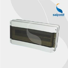 118Ways IP65 Waterproof Distribution Box / Industrial Waterproof Enclosure SHK-18 370*195*105mm