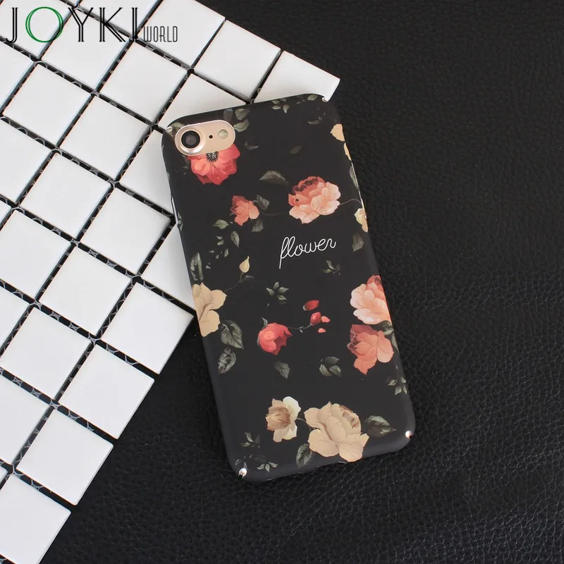 Peony Flower Hard Slim Plastic PC Fundas Cases For Iphone 7 Plus 6 6S Phone Bags Cover Beautiful Floral Coque |