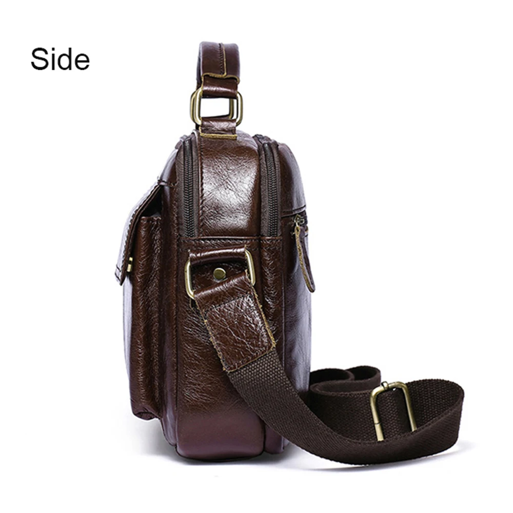 Брендовая мужская сумка 100% из натуральной воловьей кожи, Качественная мужская сумка-мессенджер, мужская сумка-портфель