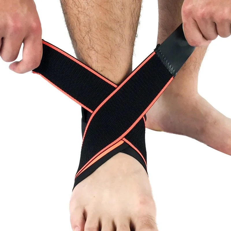 Professional Sports Ankle Support Strap Bandage Basketball Football Adjustable Ankle Guard Sleeve Protectot Safty Ankle Brace