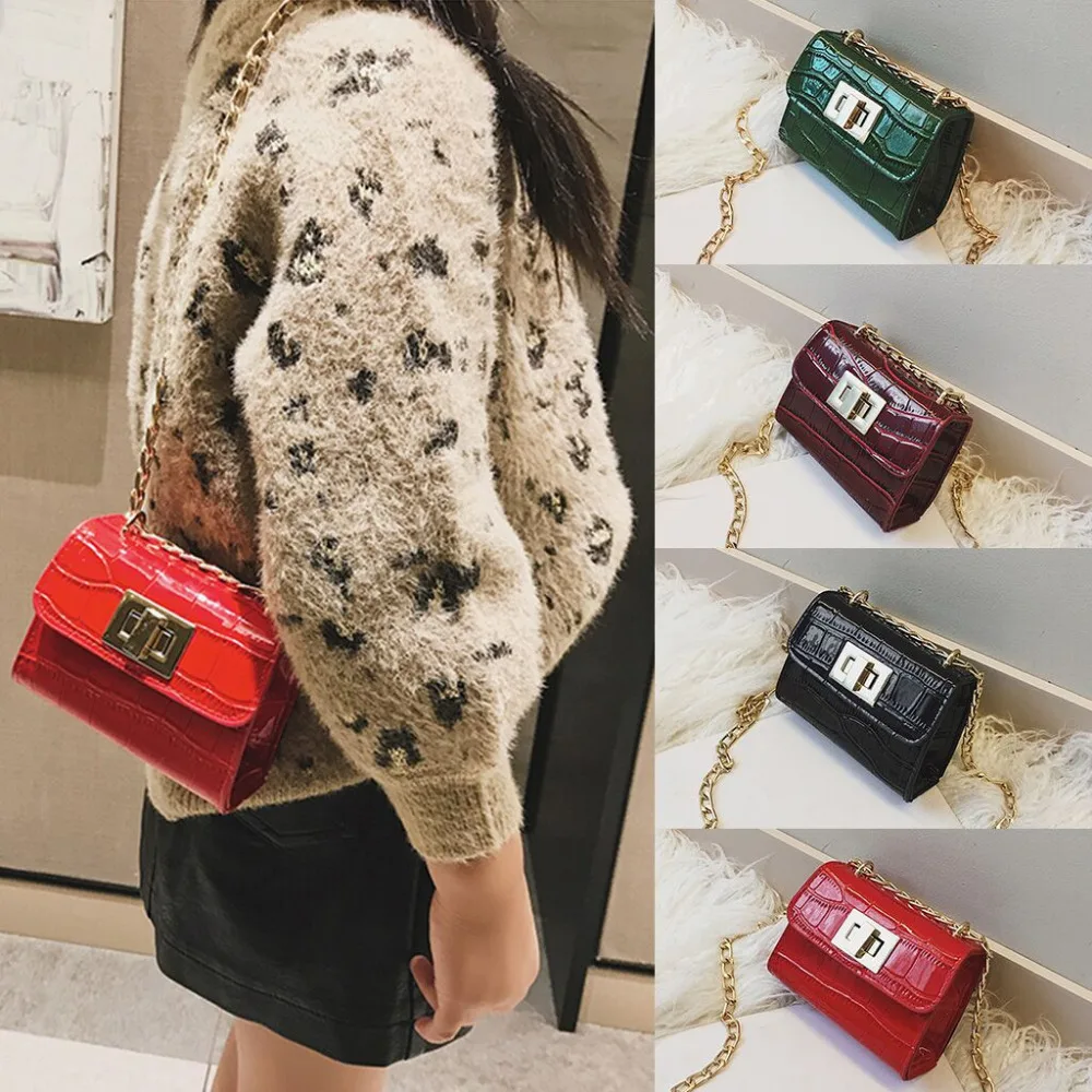 

Fashion Women Children Shoulder Bag Chain Casual Small Diagonal Crossbody Bag Phone Coin Bag For Female