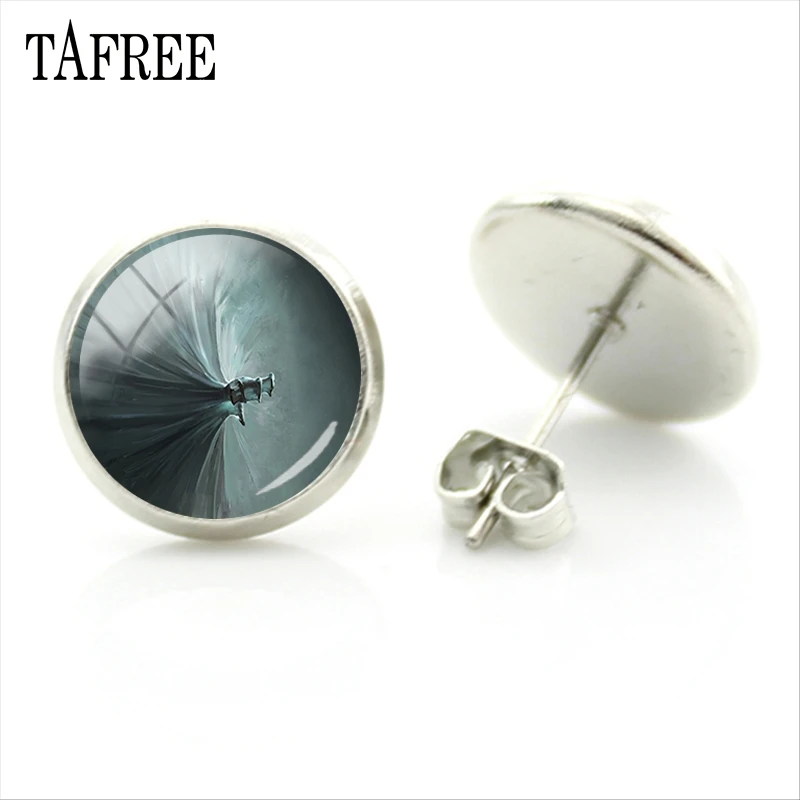 TAFREE Fashion Jewelry American Thriller TV Series Stranger Things Sliver Stud Earrings Women Party Decorations Earrings QF118