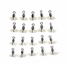 30 шт. новые снасти соединитель Rolling Вертлюги светящиеся 3 пути рыболовные Вертлюги Rolling Вертлюги морские рыболовные аксессуары