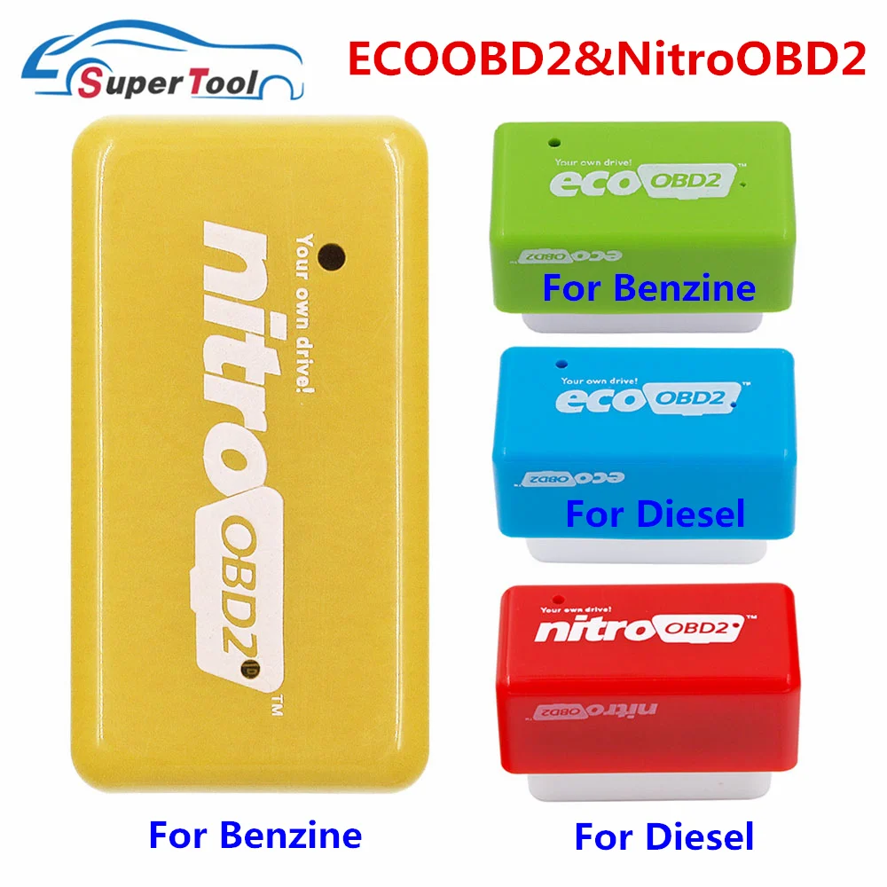 

15% Fuel Saver Nitro ECO OBD2 Performance Chip Tuning Box More Power Torque Nitro OBD 2 ECOOBD2 Benzine Diesel Petro Gasoline