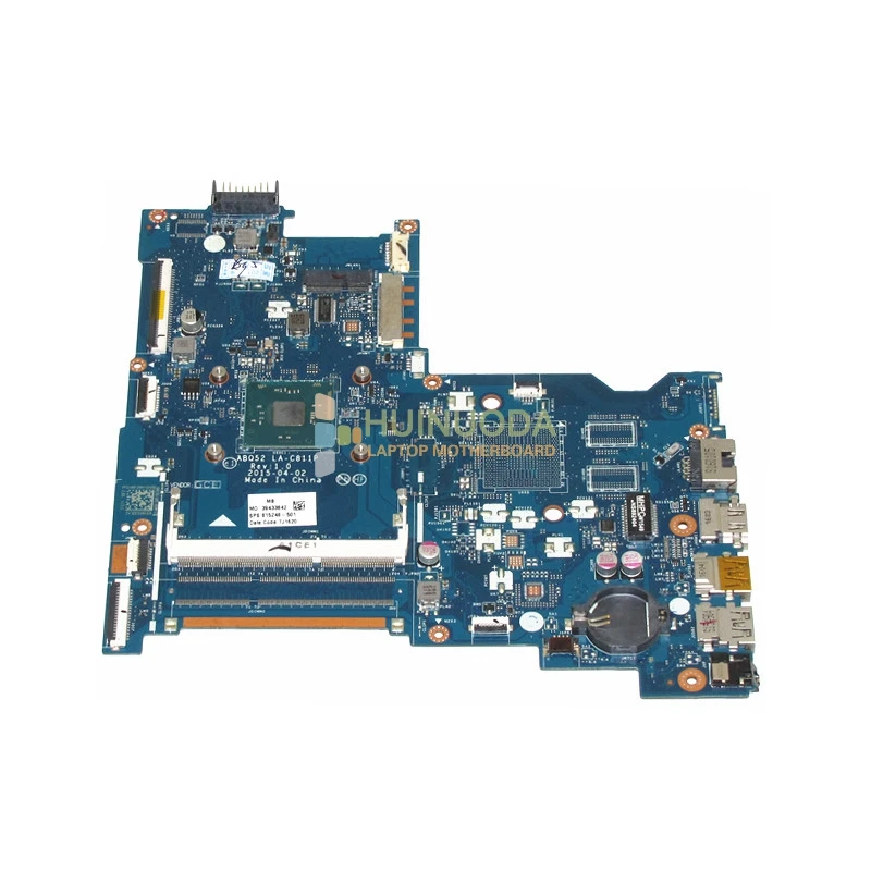 

815248-501 Main Board For HP 15-ac 15-ac505tu Sr29h Laptop Motherboard ABQ52 LA-C811P Uma Celeron CPU 1.6 Ghz DDR3