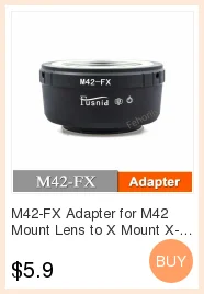 C-FX адаптер для объектива FX Mount X-T2 X-T20 X-T10 XE1 Камера