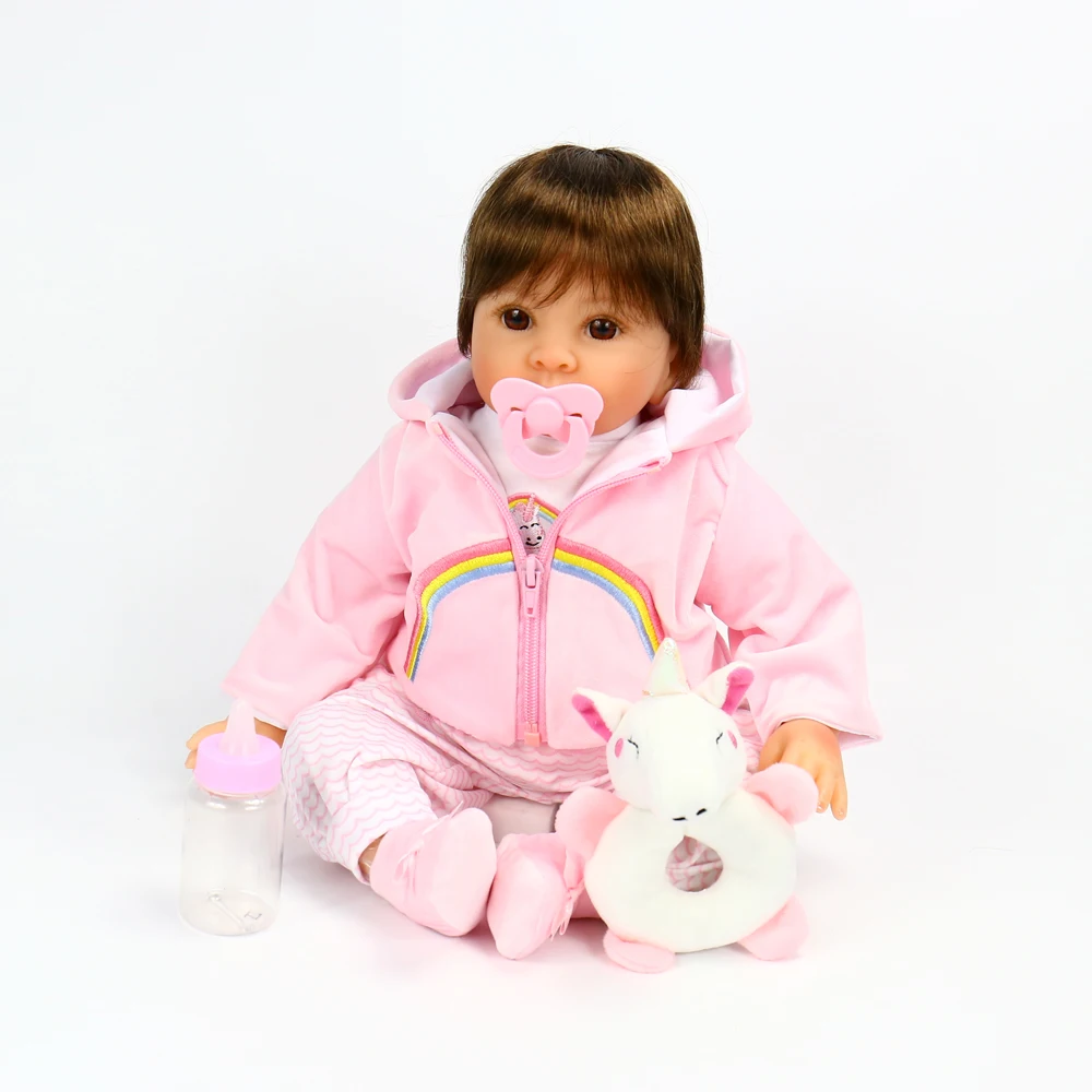 OtardDolls Новое поступление Bebe Кукла реборн 21 дюймов кремния винил Reborn Детские куклы реалистичные Bonecas Tollder Игрушки для девочек подарок