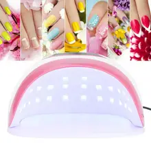 УФ 48 Вт профессиональный маникюр Дизайн ногтей Гель-лак быстрое сушильное устройство светодиодный свет 100-240 В ногтевые лампы