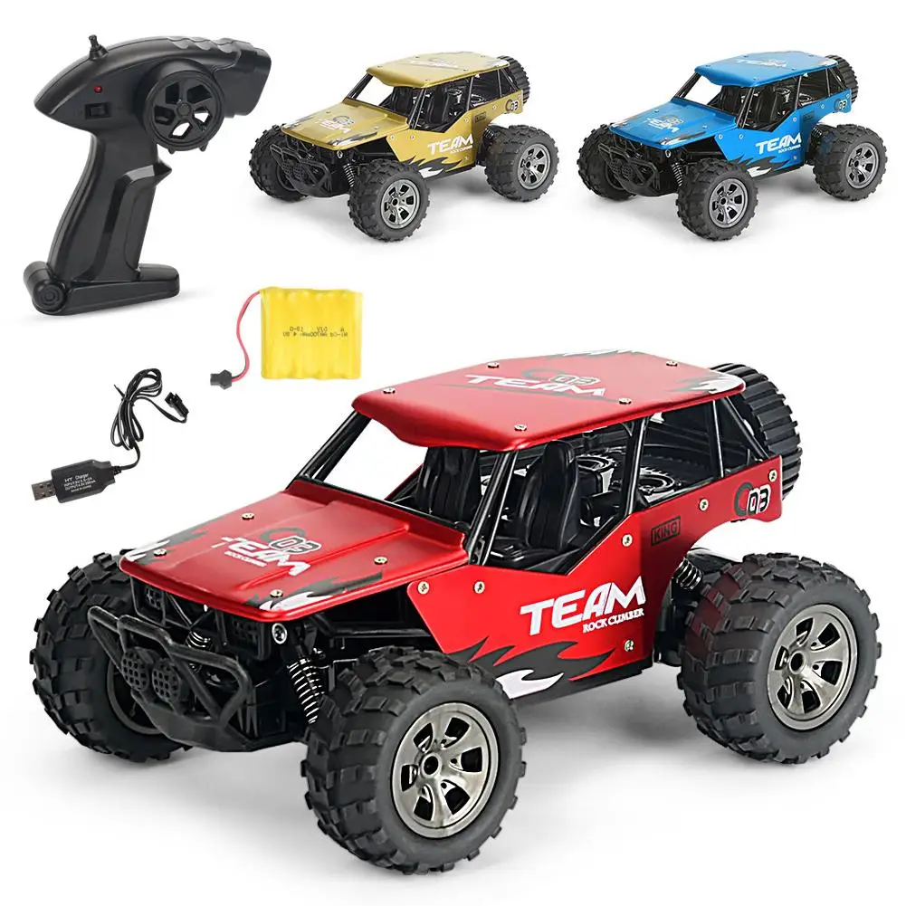 cheap Fashion 2.4GHz 1 18 Remote Control Alloy Off Road Truck Model Children Toy Gift