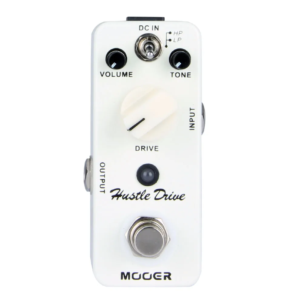 MOOER Hustle Drive Distortion гитарные педали открытый трубчатый диск звук 2 режима работы hp/LP True bypass