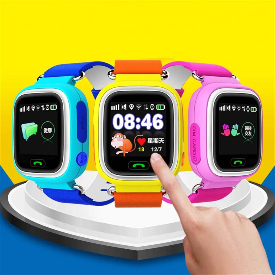 Bluetooth ChildSmart Watch Kid Boy Girl font b SmartWatch b font Phone td02 Intelligent Clock Support