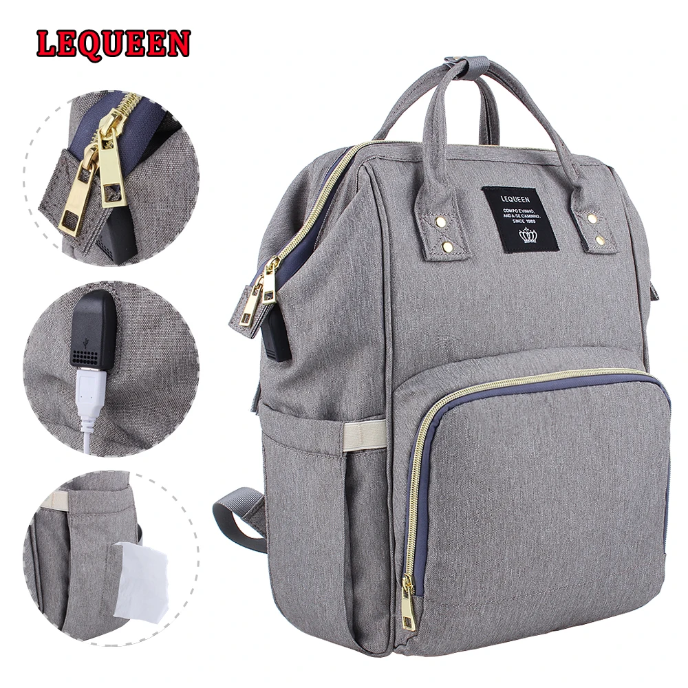 

Large Capacity Diaper Baby Bag USB Waterproof Maternity Travel Backpack Desinger Nappy Bags Nursing Baby Care Stroller Handbag