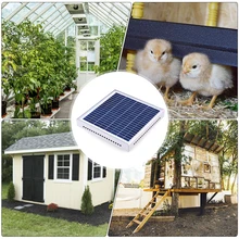 Вентилятор на солнечной батарее на солнечных батареях Чердачный вентилятор парниковая вентиляция Солнечный Чердачный вентилятор циркуляционный вентилятор воздуха Солнечный термостатический вентилятор