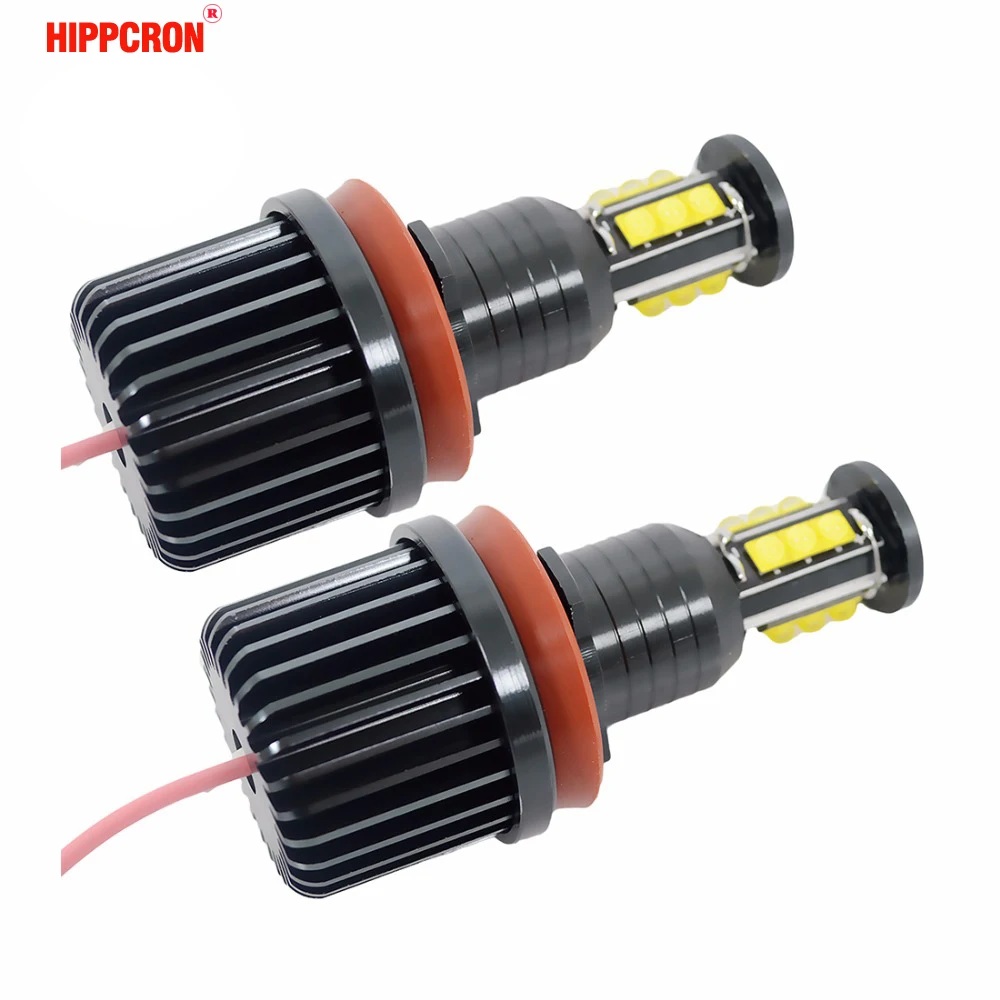 hippcron LED Angel Eyes H8 Marker 2 * 120W 240W 7000K White for CREE LED Chips for BMW E92 E90 E91 E93 E81 E82 E87 E88 E63 E64 hippcron LED Angel Eyes H8 Marker 2 * 120W 240W 7000K White for CREE LED Chips for BMW E92 E90 E91 E93 E81 E82 E87 E88 E63 E64