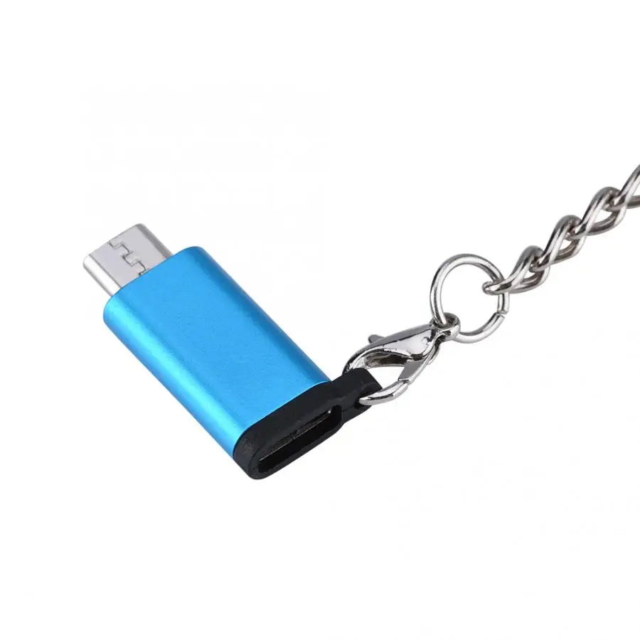 5 шт. Otg адаптер Usb адаптер Тип C Android Женский к Micro Usb Мужской адаптер данных конвертер разъем(синий) мобильный телефон адаптер