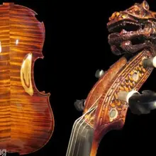 Струд стиль SONG бренд большой маэстро резьба прокрутки 4/4 скрипка#8560