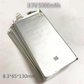 

GTK 10 pcs 3.7V 5000mah li-ion lipolymer batterry 15A 3C discharge for pack diy mobile power bank tools electric bike kit