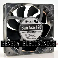 9SG1212P1G06 ventilador de alta temperatura para Sanyo, nuevo ventilador de 12cm, 12038, 12V, 4A